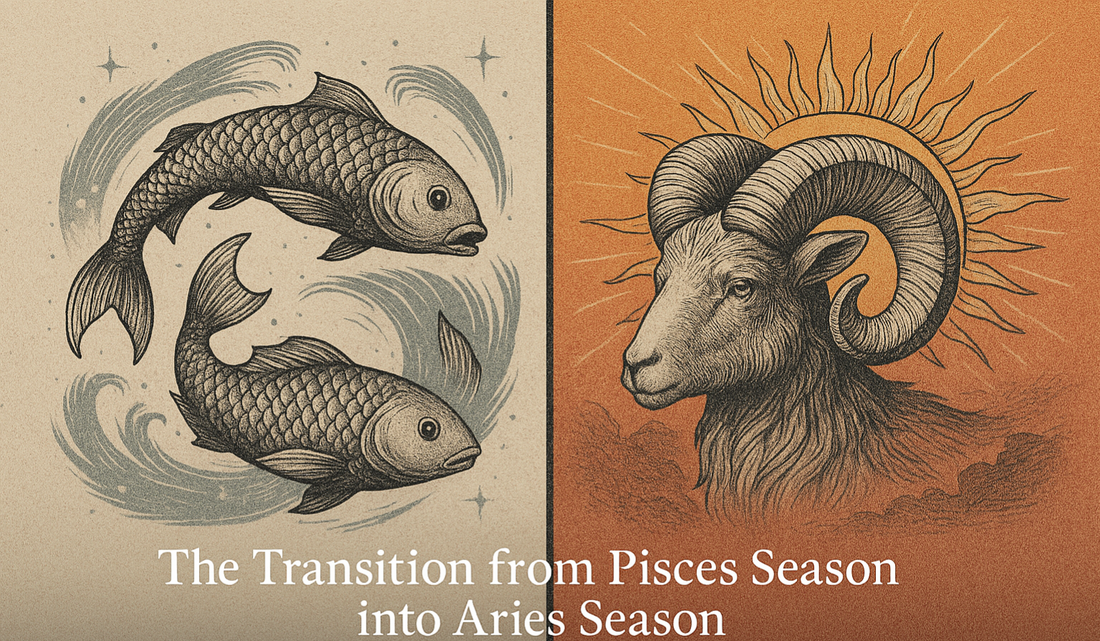 From Dream to Fire: The Transition from Pisces Season into Aries Season