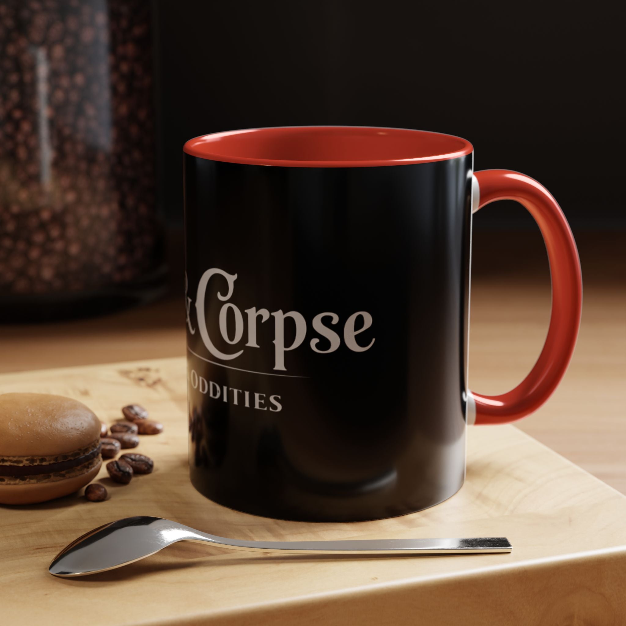 Curio & Corpse Occult Coffee Mug — Black Gothic 11/15oz Accent Mug