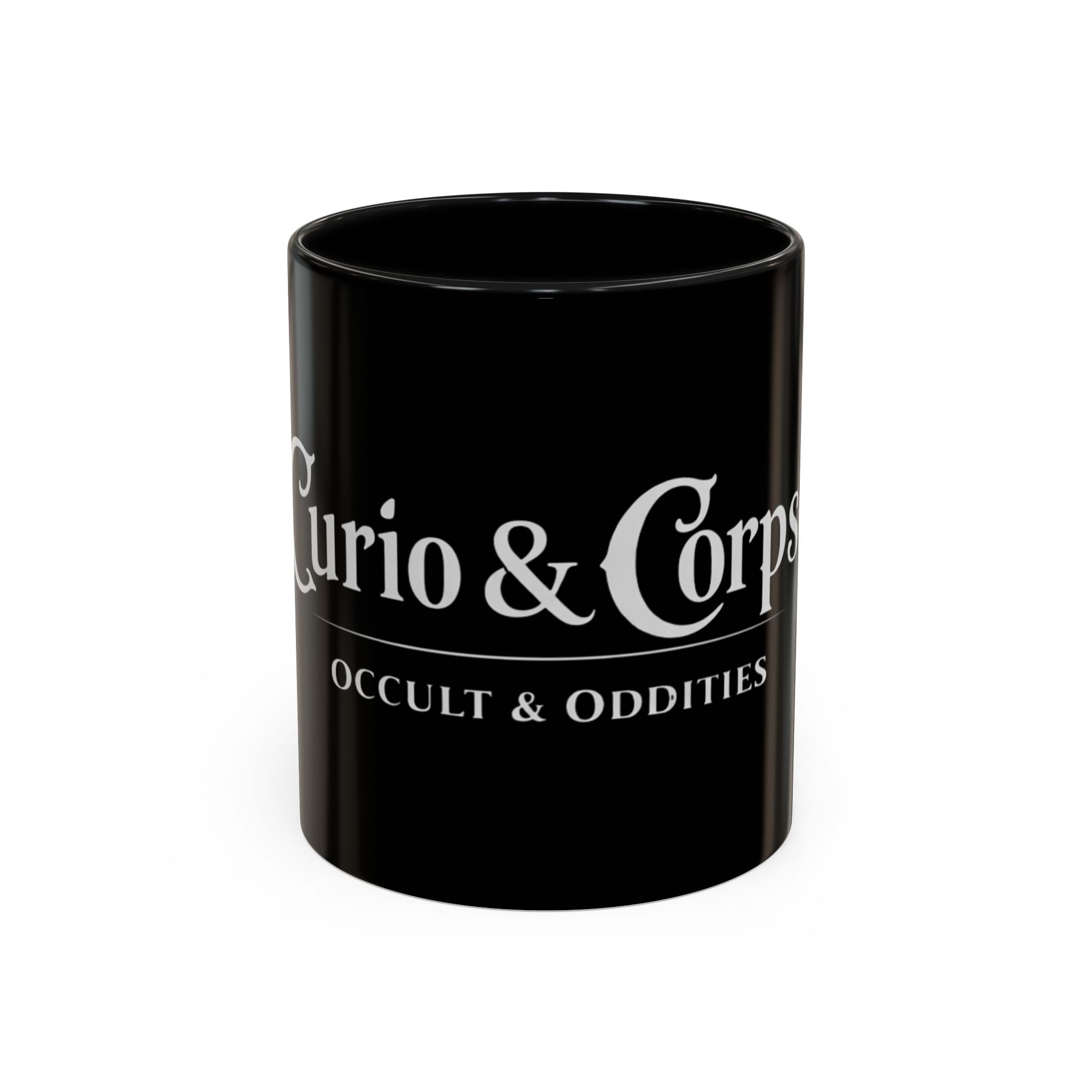 Curio & Corpse Occult Coffee Mug — Black Gothic 11/15oz Accent Mug