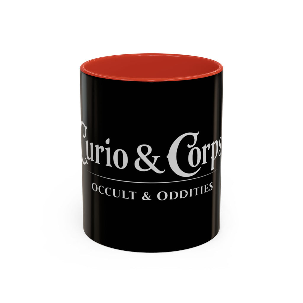 Curio & Corpse Occult Coffee Mug — Black Gothic 11/15oz Accent Mug