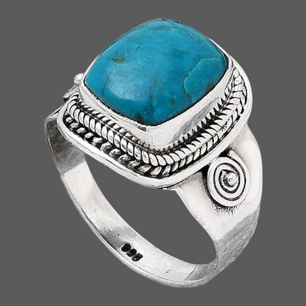Natural Peruvian Opalina Ring size-7