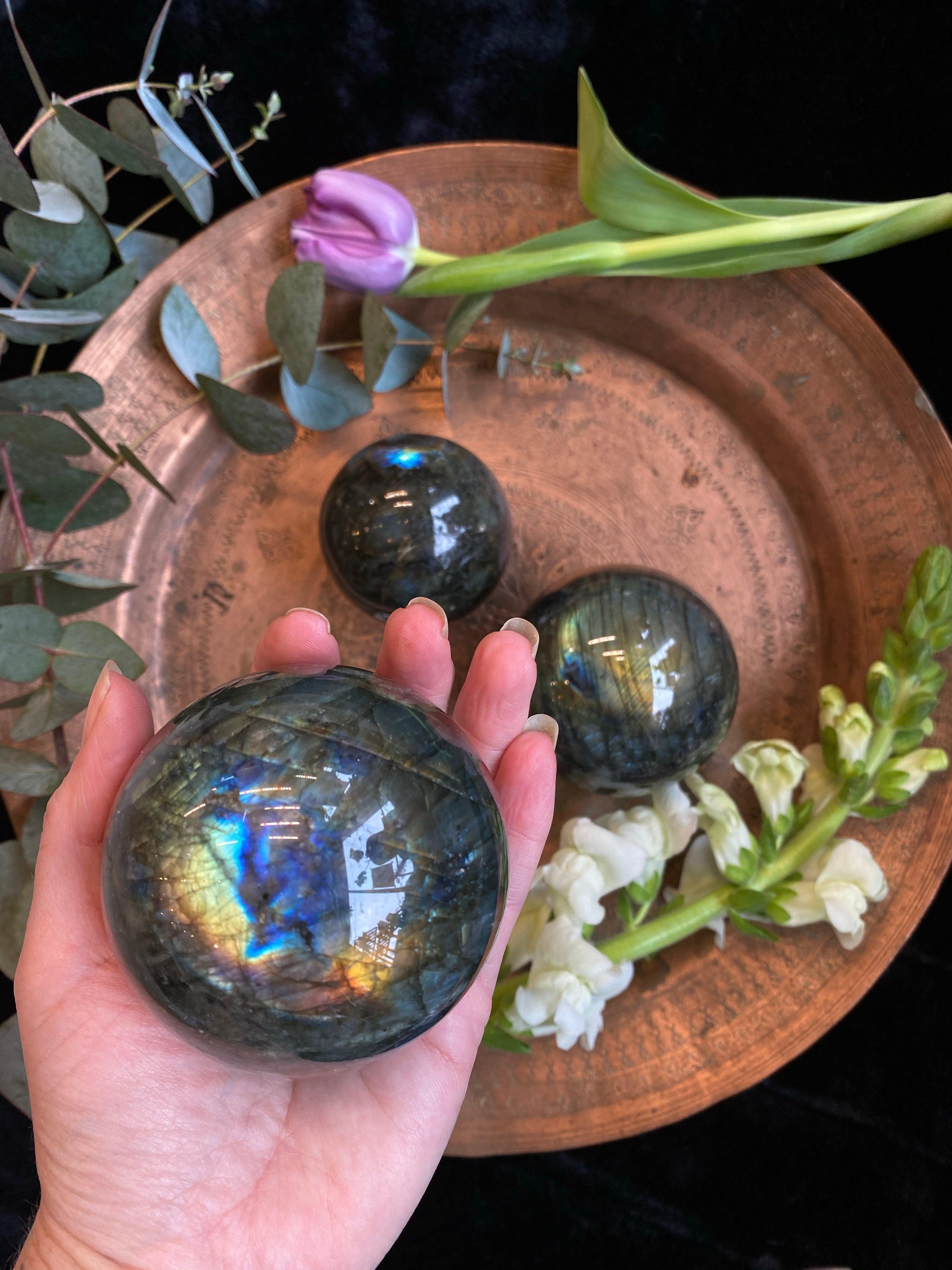 Labradorite Crystal Sphere Scrying Balls